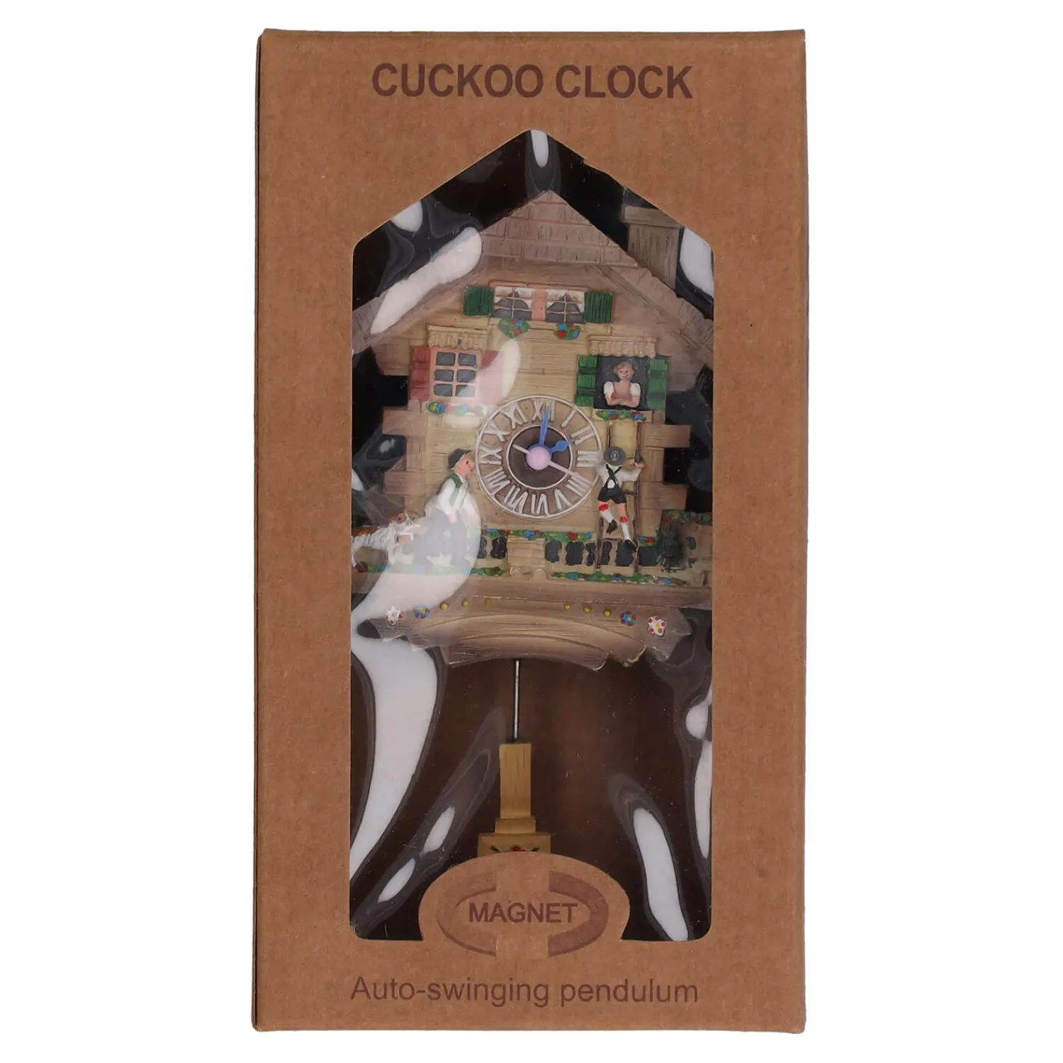 Magnete-Magnet Kuckucksuhr "Alpenhaus"