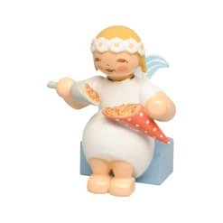 WENDT & KÜHN Wendt & Kühn Kollektion-Margeritenengel mit gebrannten Mandeln, sitzend