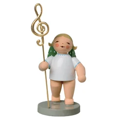WENDT & KÜHN Wendt & Kühn Kollektion-Musikus, Engel mit Notenschlüssel, Goldedition No2