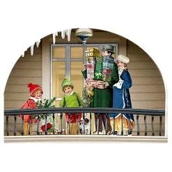 Nostalgische Weihnachtsdeko|Adventsdeko & Kalender-Nostalgie Adventskalender