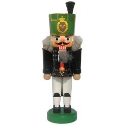 HODREWA Nussknacker Figuren-Nussknacker "Bergmann mit Fell", 21 cm
