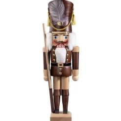 HODREWA Nussknacker Figuren-Nussknacker "Gardesoldat", braun/lasiert, 40 cm