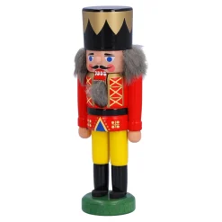 HODREWA Nussknacker Figuren-Nussknacker "König", 13,5 cm