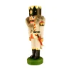 HODREWA Nussknacker Figuren-Nussknacker "König", weiß, 33 cm