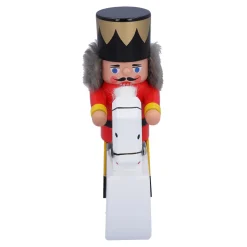 HODREWA Nussknacker Figuren-Nussknacker "Reiterlein", König, 14,5 cm