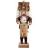 HODREWA Nussknacker Figuren-Nussknacker "Trommler", braun/lasiert, 30 cm