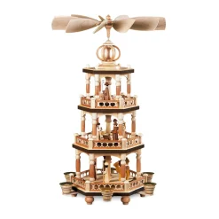 Müller Kleinkunst Weihnachtspyramiden-Pyramide "Christi Geburt"