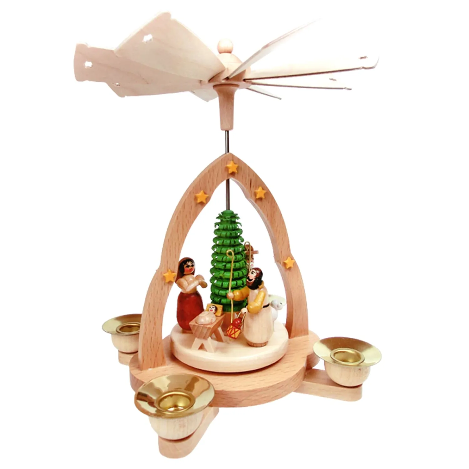 Käthes Original Weihnachtspyramiden-Pyramide "Heilige Familie"