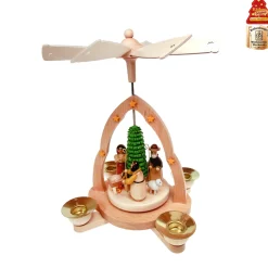 Käthes Original Weihnachtspyramiden-Pyramide "Heilige Familie"