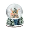 Schneekugeln Weihnachten-Schneekugel "Hirsche im Wald"