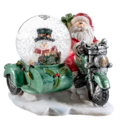 Schneekugeln Weihnachten-Schneekugel "Motorradfahrt"