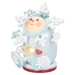 Käthes Original Räuchermänner|Weihnachtsdeko Holz-Schneestern, Duftl