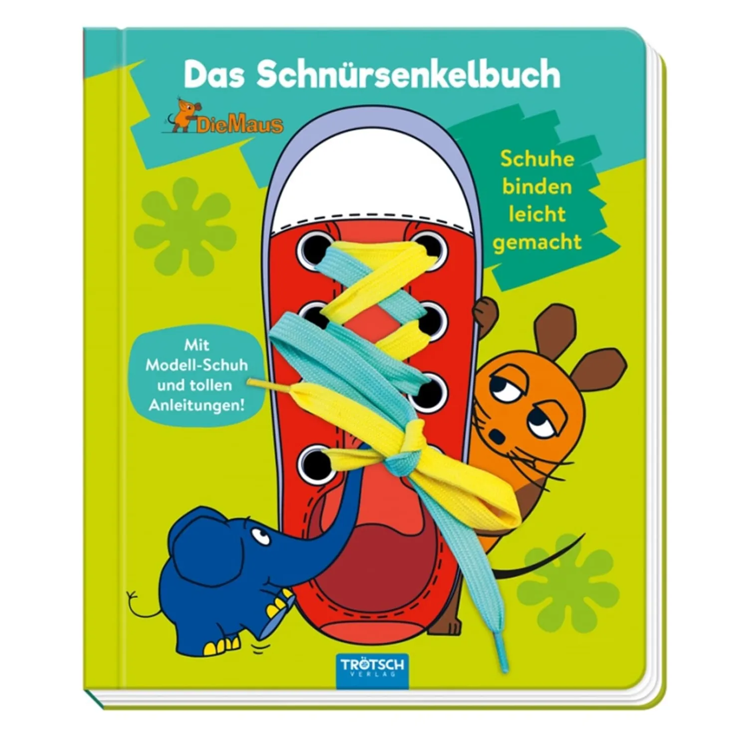 Trötsch Verlag Spielzeug|Die Maus-Schnürsenkel-Buch "Die Maus"