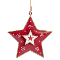 Baumschmuck Aus Metall|Hängedeko-Stern