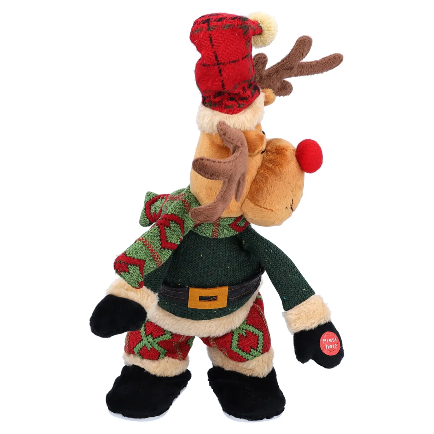 Spieluhr Weihnachten|Standfiguren-Tanzendes Rentier