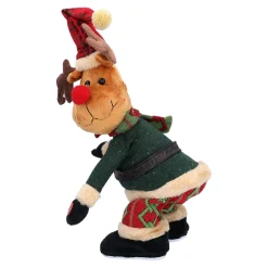 Spieluhr Weihnachten|Standfiguren-Tanzendes Rentier
