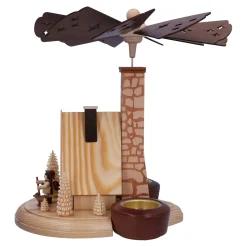 HODREWA Weihnachtspyramiden-Teelichtpyramide