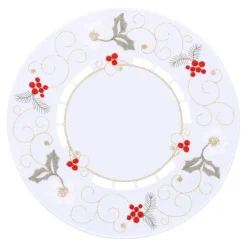 Sandner Tischdeko-Tischdecke "Christrose weiß", 20 cm