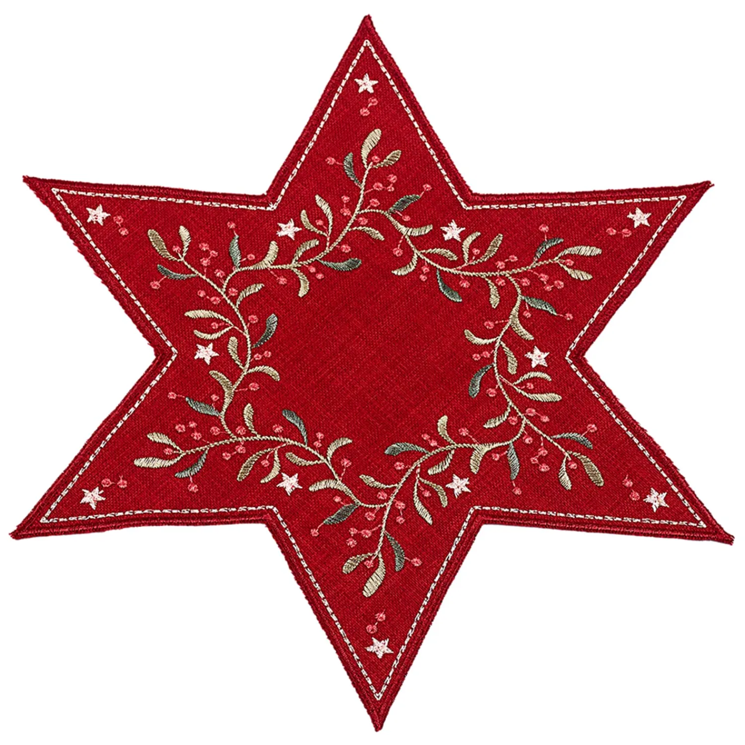 Sandner Tischdeko-Tischdecke "Mistel" r 28 cm