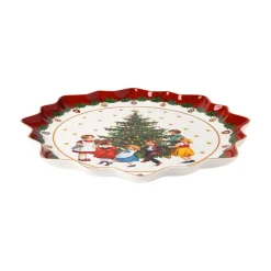 Villeroy & Boch Tischdeko-Toy's Fantasy Gebäckteller tief, Kinder tanzen um Baum