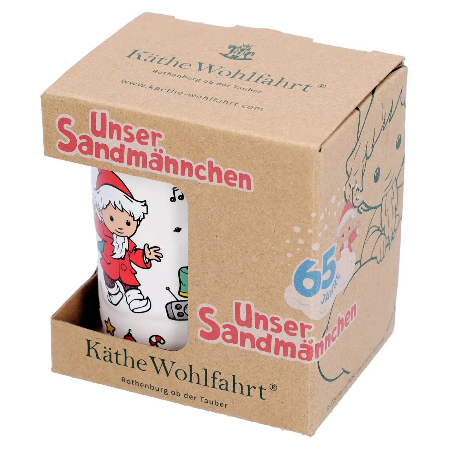 Unser Sandmännchen Und Seine Freunde|Nostalgische Weihnachtsdeko-Unser Sandmännchen feiert 65-Jähriges Jubiläum Weihnachtsmarkttasse