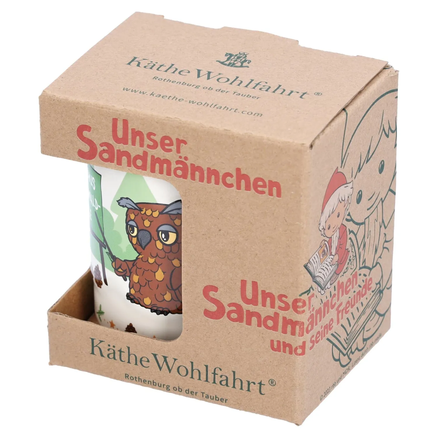 Unser Sandmännchen Und Seine Freunde|Tischdeko-Unser Sandmännchen in Onkel Uhus Märchenwaldschule Weihnachtsmarkttasse