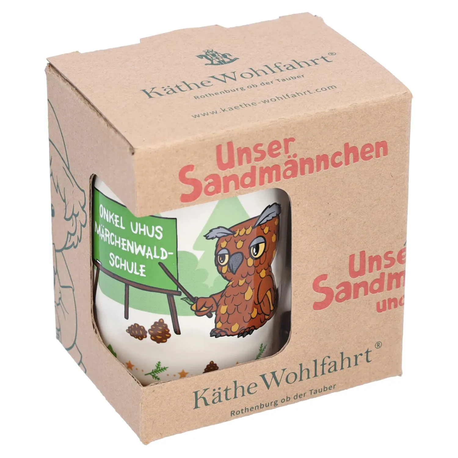 Unser Sandmännchen Und Seine Freunde|Tischdeko-Unser Sandmännchen in Onkel Uhus Märchenwaldschule Weihnachtsmarkttasse