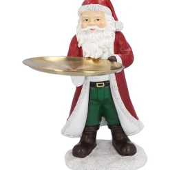 Standfiguren-Weihnachtsmann mit Teller