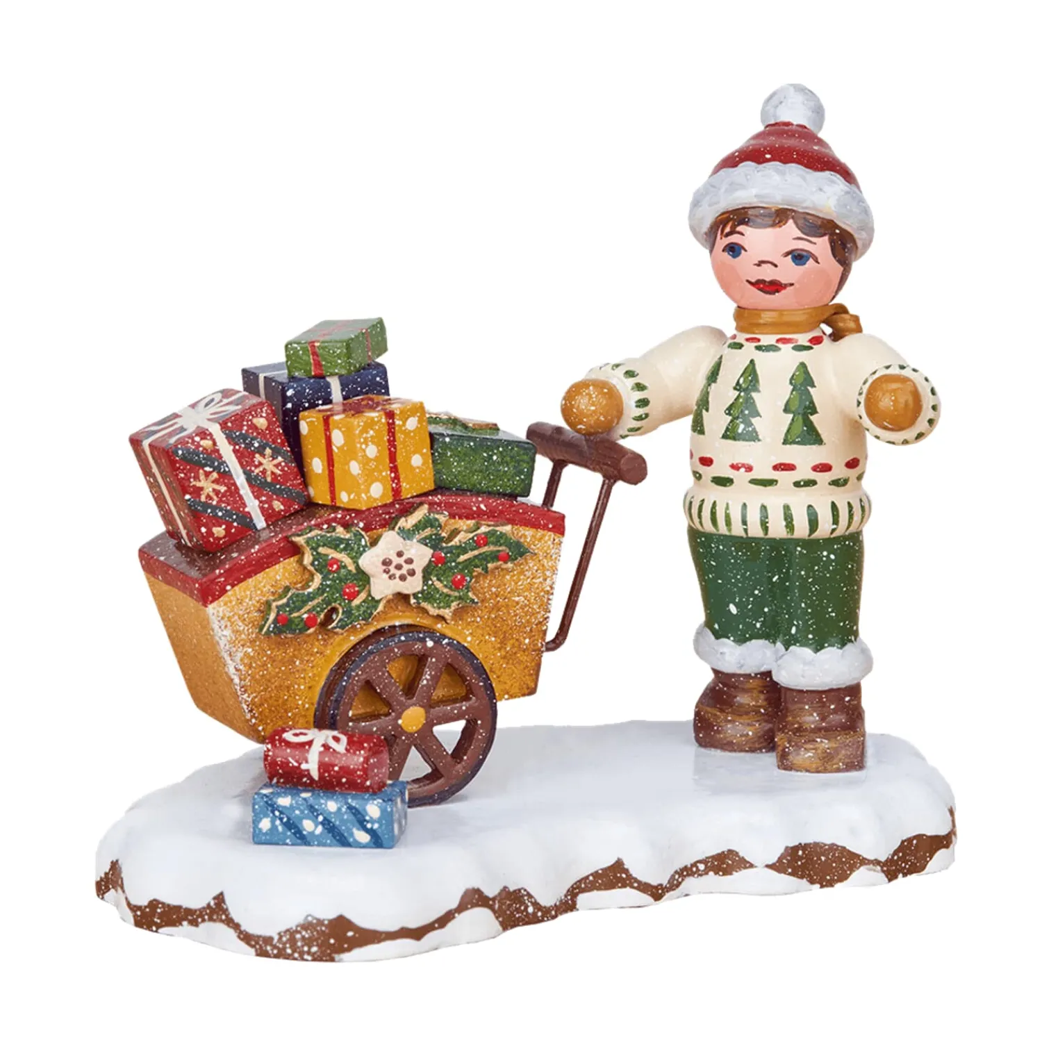 Hubrig Volkskunst Hubrig Miniaturen-Winterkinder Geschenkekind