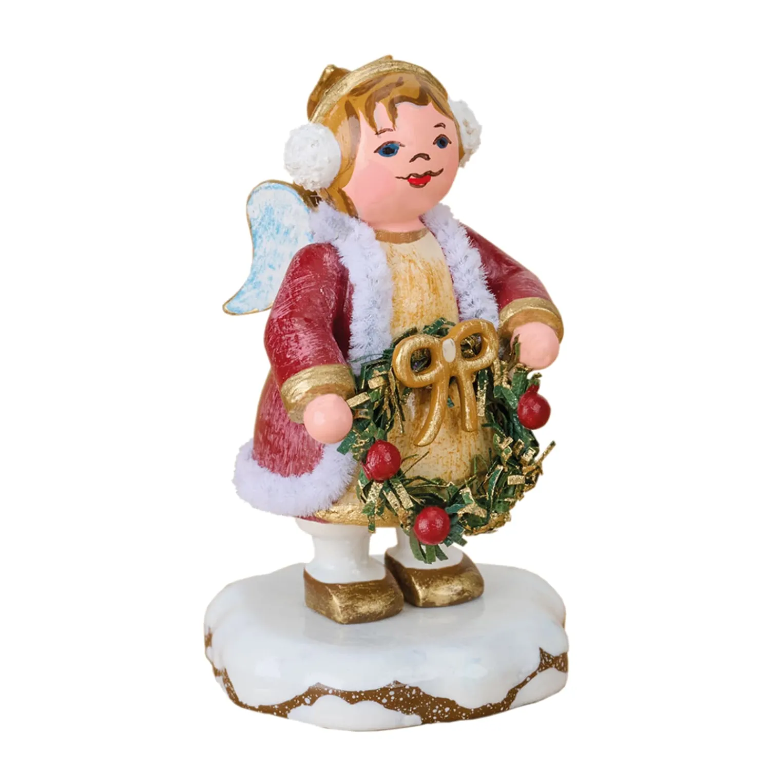 Hubrig Volkskunst Hubrig Miniaturen-Winterkinder Himmelskind "Adentszeit"