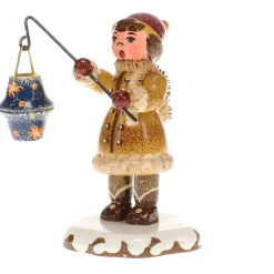 Hubrig Volkskunst Hubrig Miniaturen-Winterkinder Mädchen mit Sternhimmellampion