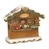 Hubrig Volkskunst Hubrig Miniaturen-Winterkinder Pfefferkuchenhäusel