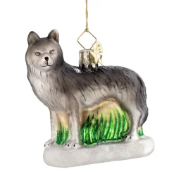 Poesie in Glas Weihnachtskugeln Aus Glas-Wolf