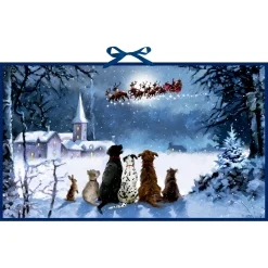 Adventsdeko & Kalender-Adventskalender "Hunde-Weihnacht"