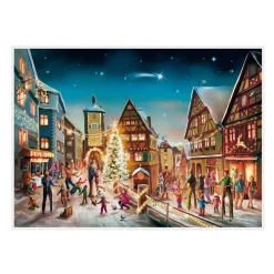 Adventsdeko & Kalender-Adventskalender "Rothenburg Plönlein"