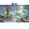 Adventsdeko & Kalender-Adventskalender "Tiere im Winterwald"