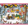 Adventsdeko & Kalender-Adventskalender "Tierweihnacht"