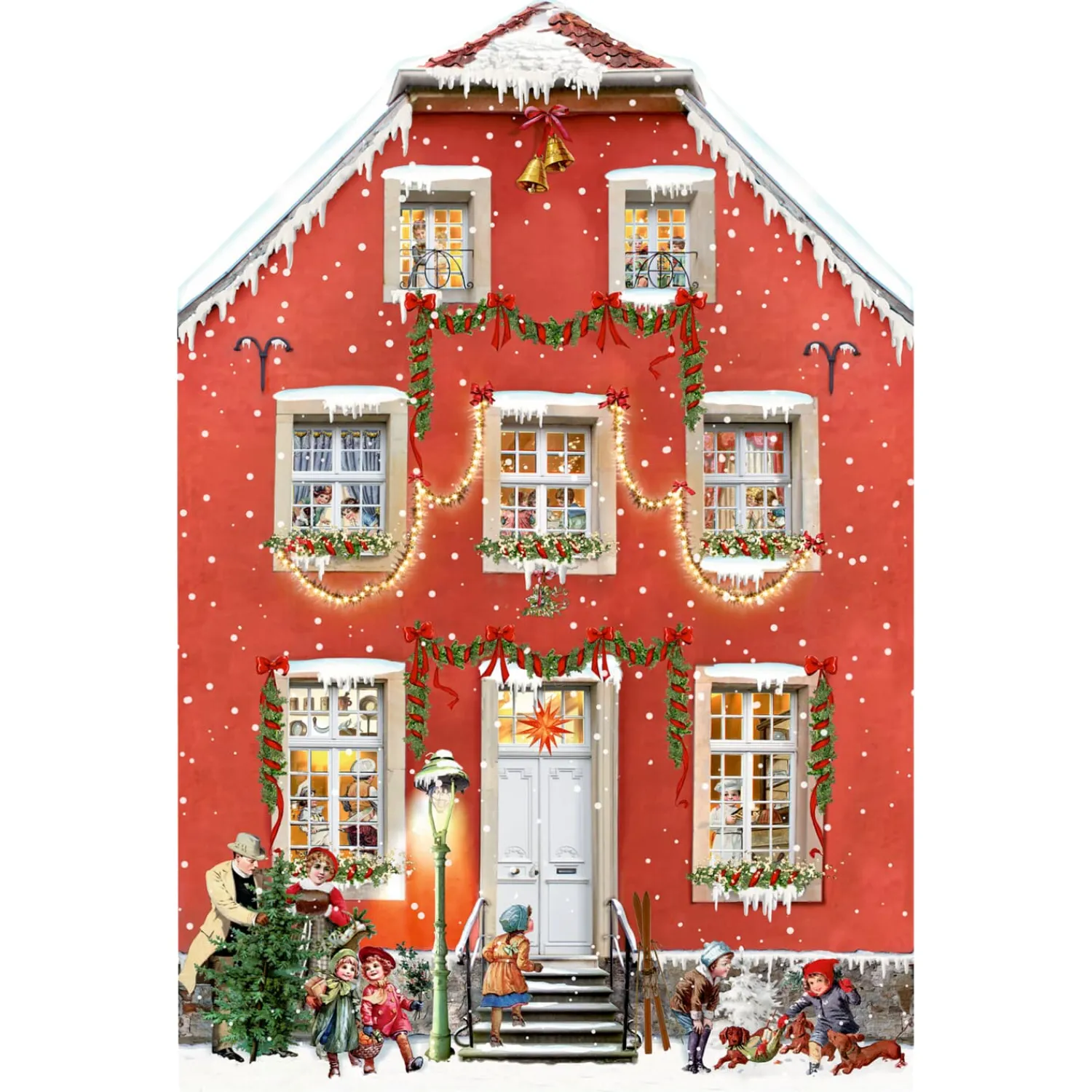 Adventsdeko & Kalender-Adventskalender "Weihnachten bei uns Zuhause"