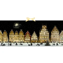 Adventsdeko & Kalender-Adventskalender "Weihnachtliches Stadtpanorama"