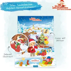 Trötsch Verlag Unser Sandmännchen Und Seine Freunde|Adventsdeko & Kalender-Aufstell-Adventskalender "Sandmann"