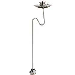 Baumschmuck Aus Metall-Balancelichthalter filigran, silberfarben