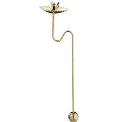 Baumschmuck Aus Metall-Balancelichthalter filigran, goldfarben