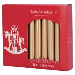Zubehör & Ersatzteile-Baumkerzen (gold)