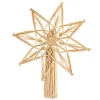Christbaumspitzen-Baumspitze Stern aus Stroh