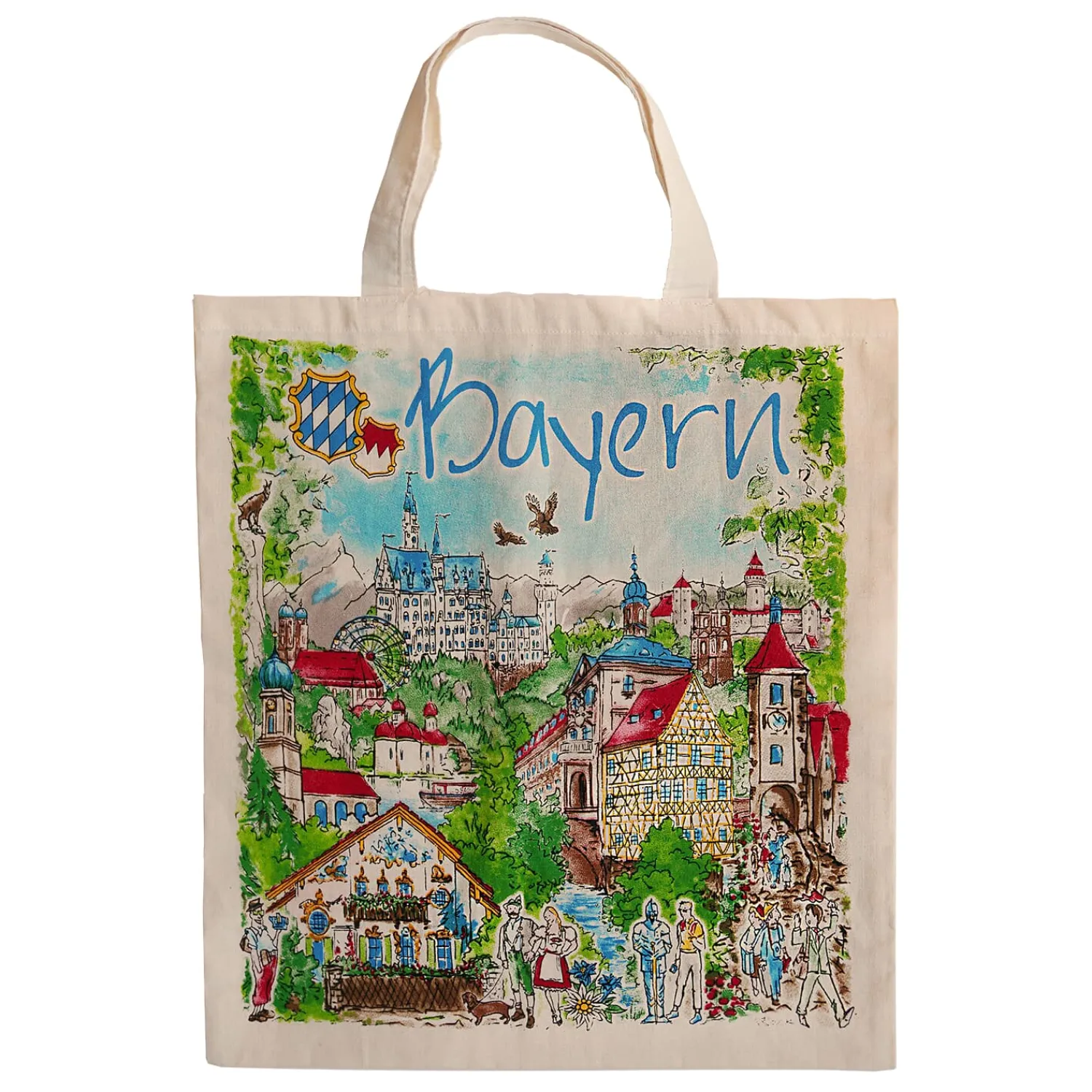 Bayern Motive-Baumwolltasche Bayern