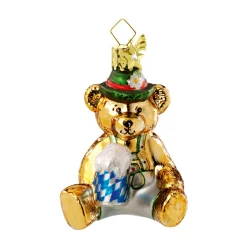 Poesie in Glas Bayern Motive|Weihnachtskugeln Aus Glas-Bayerischer Bär