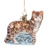 Poesie in Glas Weihnachtskugeln Aus Glas-Bengalkatze