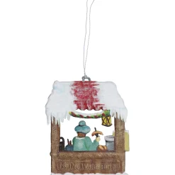 Käthes Original Baumschmuck Aus Zinn-Bratwurststand, Zinn-Baumbehang