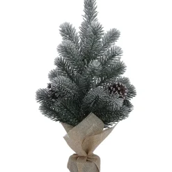 Wohndeko-Bäumchen mit Zapfen, Standfigur