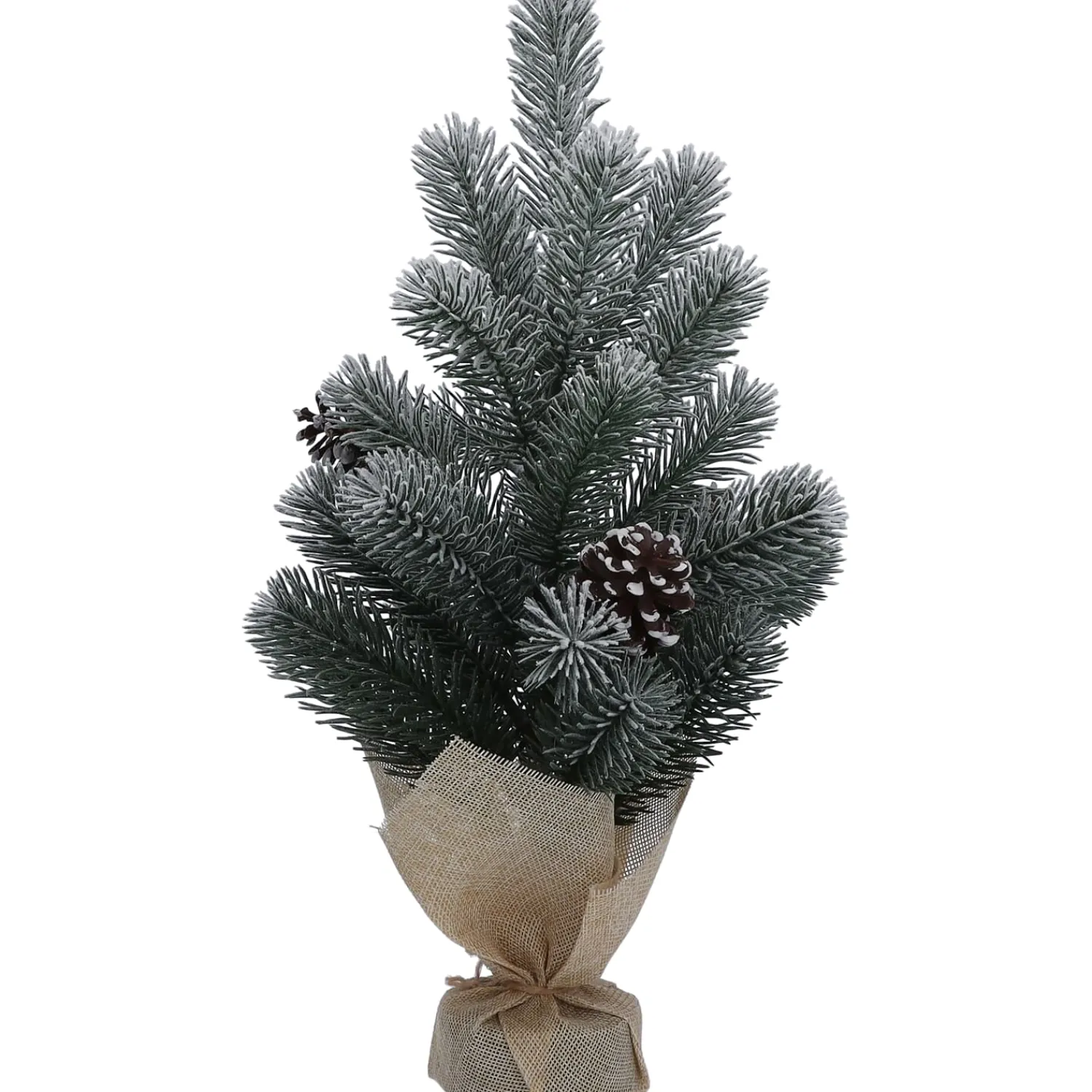 Wohndeko-Bäumchen mit Zapfen, Standfigur